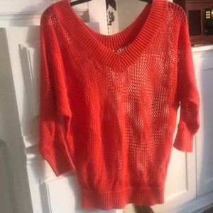 Knitted Express Comfy Coral Sweater